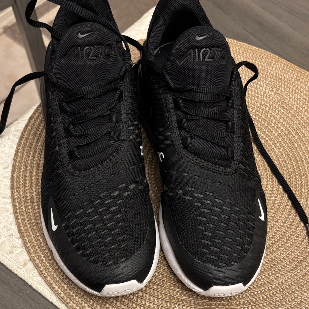 Nike Air Max 270 Men's Black and White Sneakers